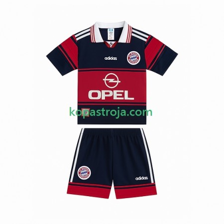 Billiga Fotbollströjor Bayern München 1999 Retro Barn Hemma tröja 1997 Kortärmad